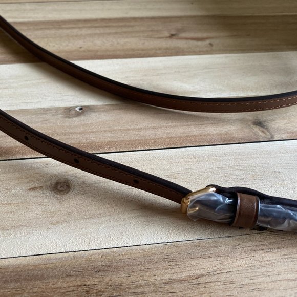 Coach Mini Camera Bag In Signature Canvas - Leather KHAKI BROWN SADDLE 2. - Picture 14 of 16